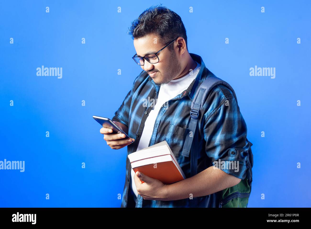 Indian male student studying hi-res stock photography and images - Alamy