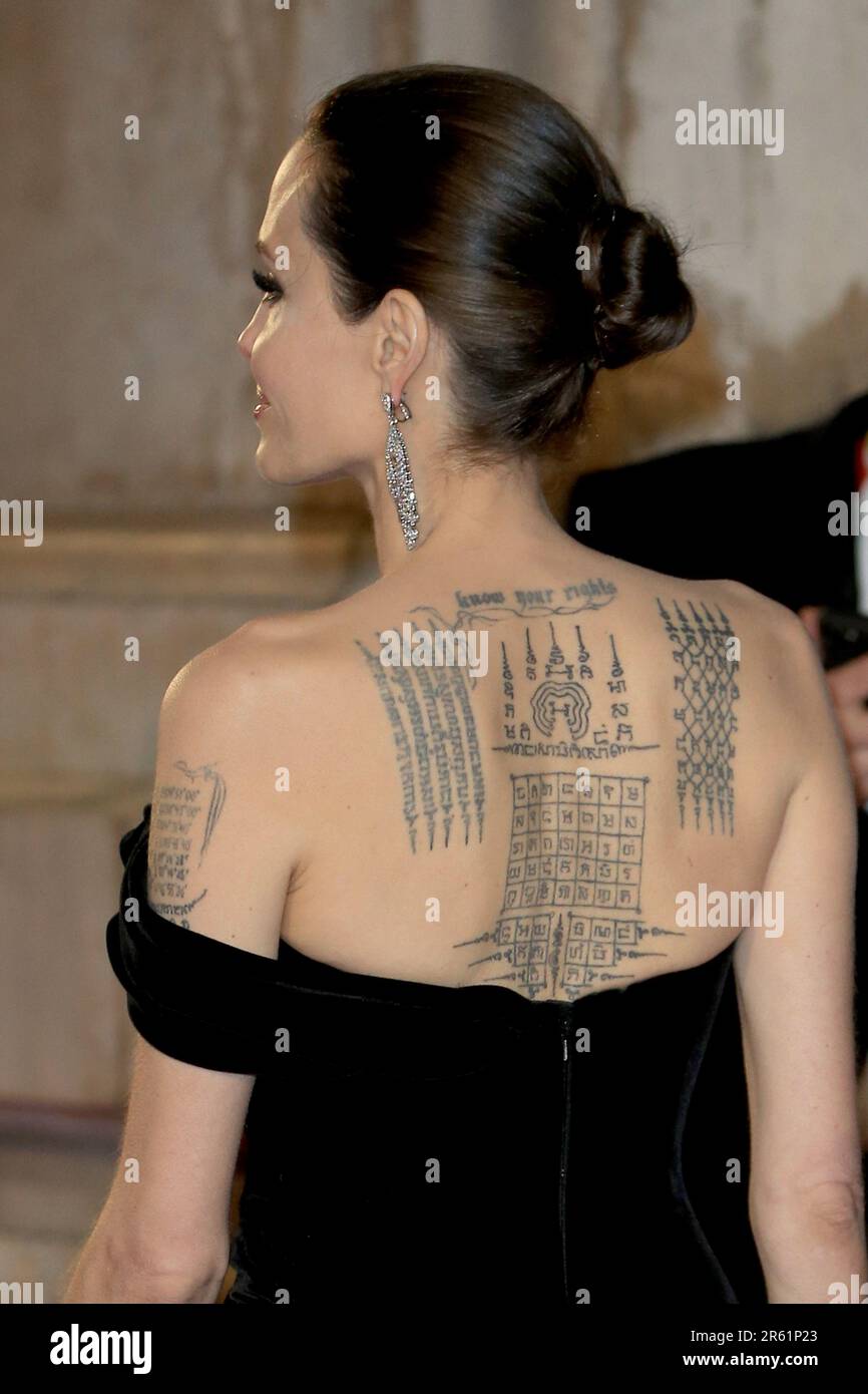 Angelina Jolie Back Tattoo Dream