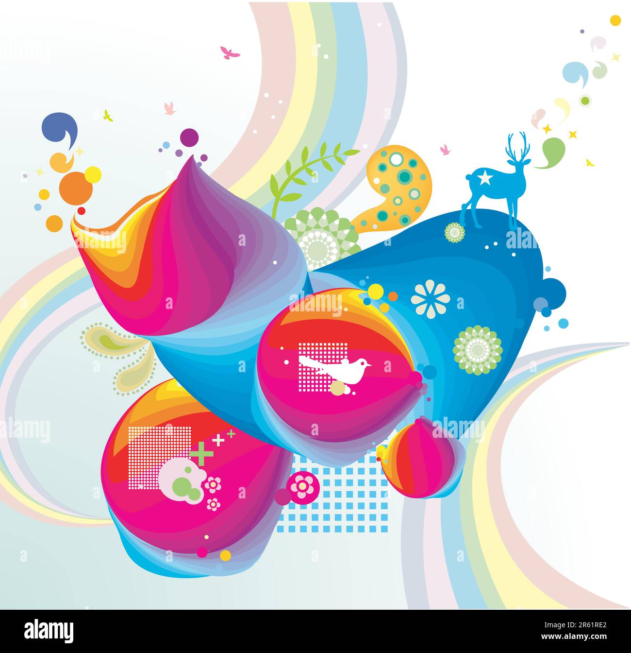 abstract nature scenery background Stock Vector Image & Art - Alamy