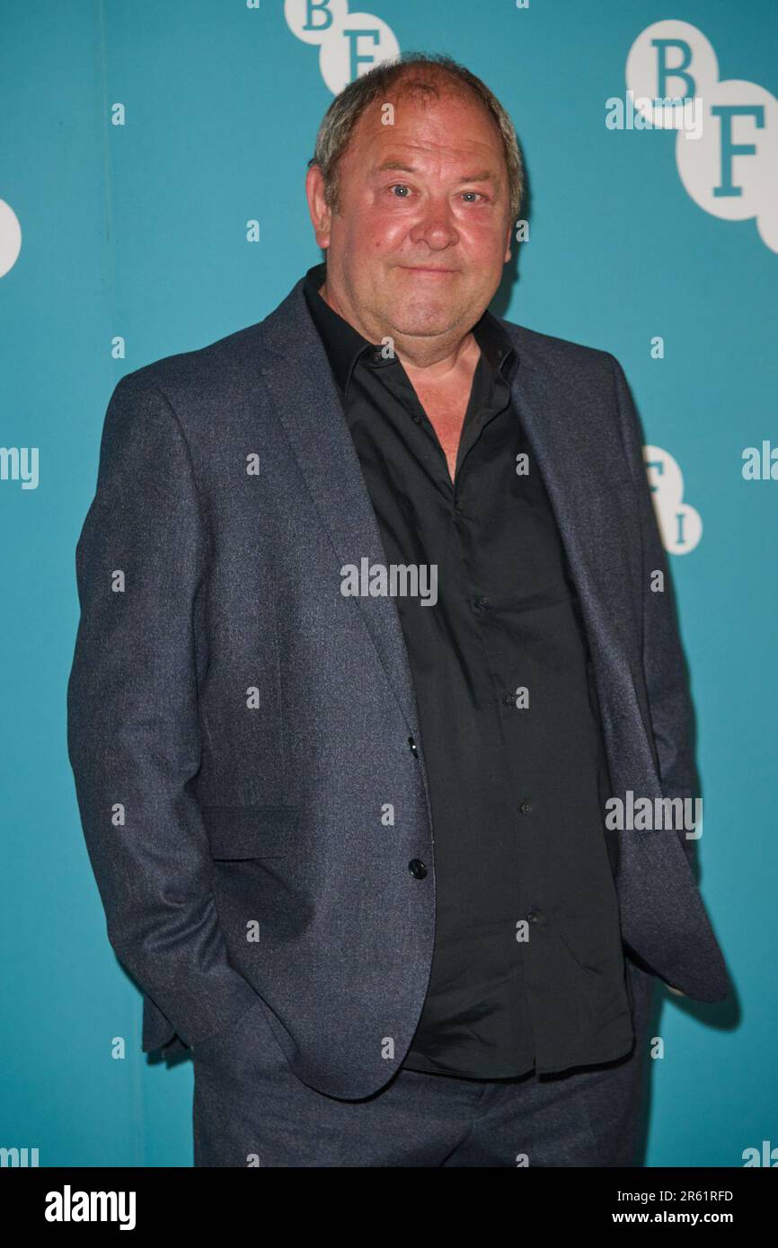 London, UK . 6 June, 2023 . Mark Addy pictured at the The Full Monty talent screening held at the BFI Southbank. Credit:  Alan D West/EMPICS/Alamy Live News Stock Photo