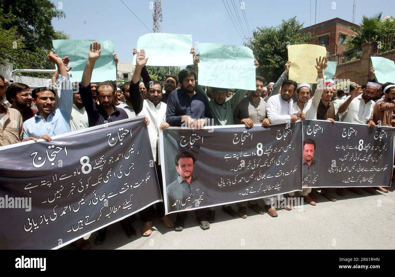 Karachi, Pakistan, June 6, 2023. Residents of Upper Dir District are ...