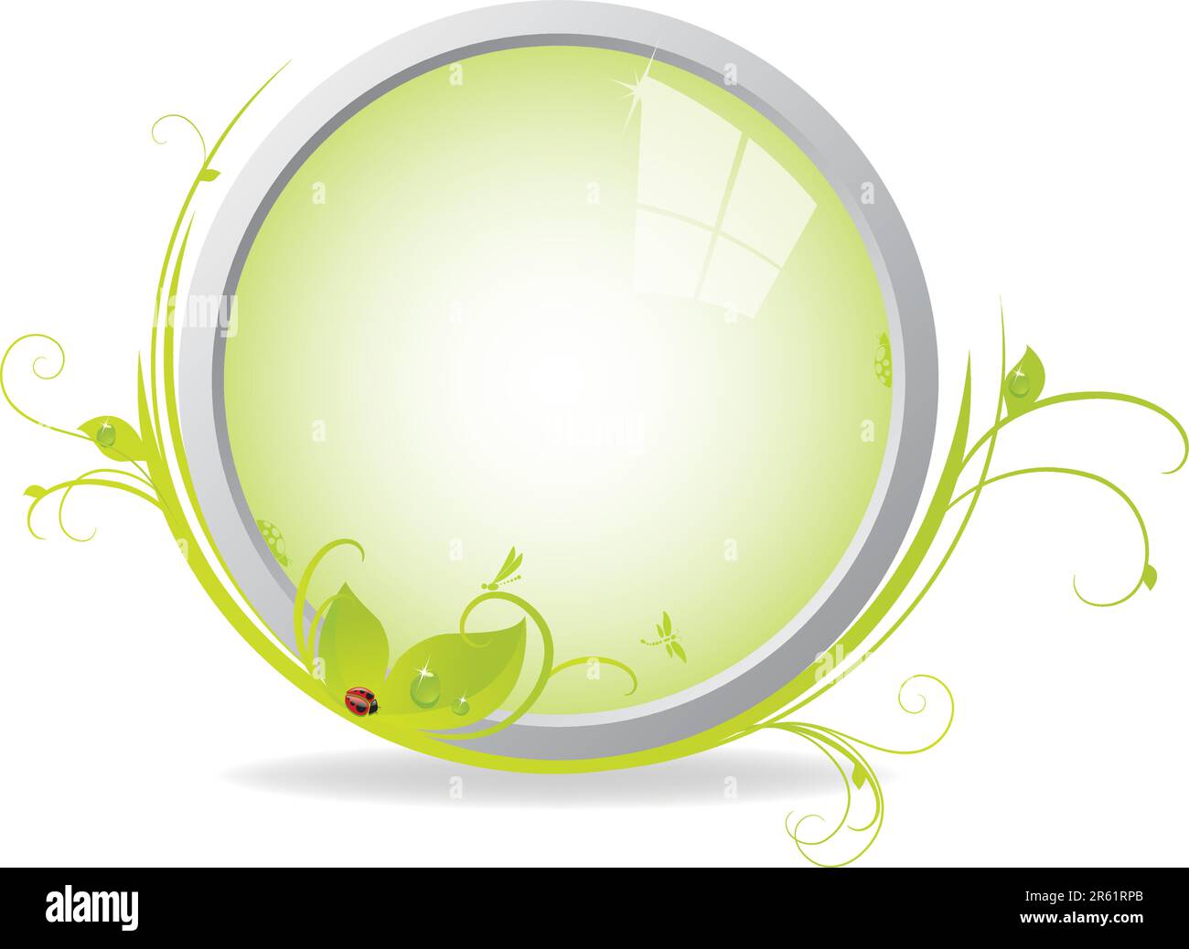 Surrounded by grass Stock Vector Images - Alamy