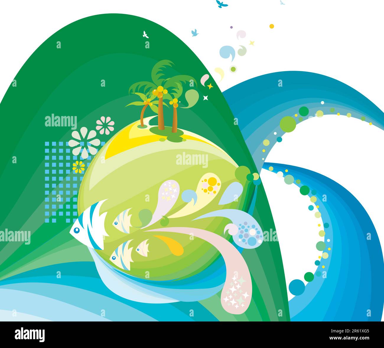 abstract nature scenery background Stock Vector Image & Art Alamy