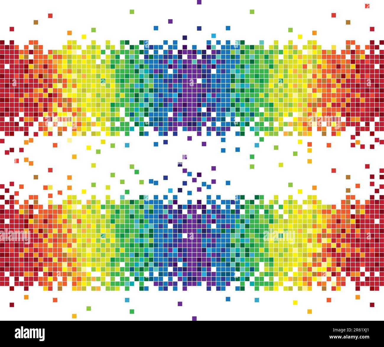 A trendy geometric rainbow pattern Stock Vector Image Art Alamy