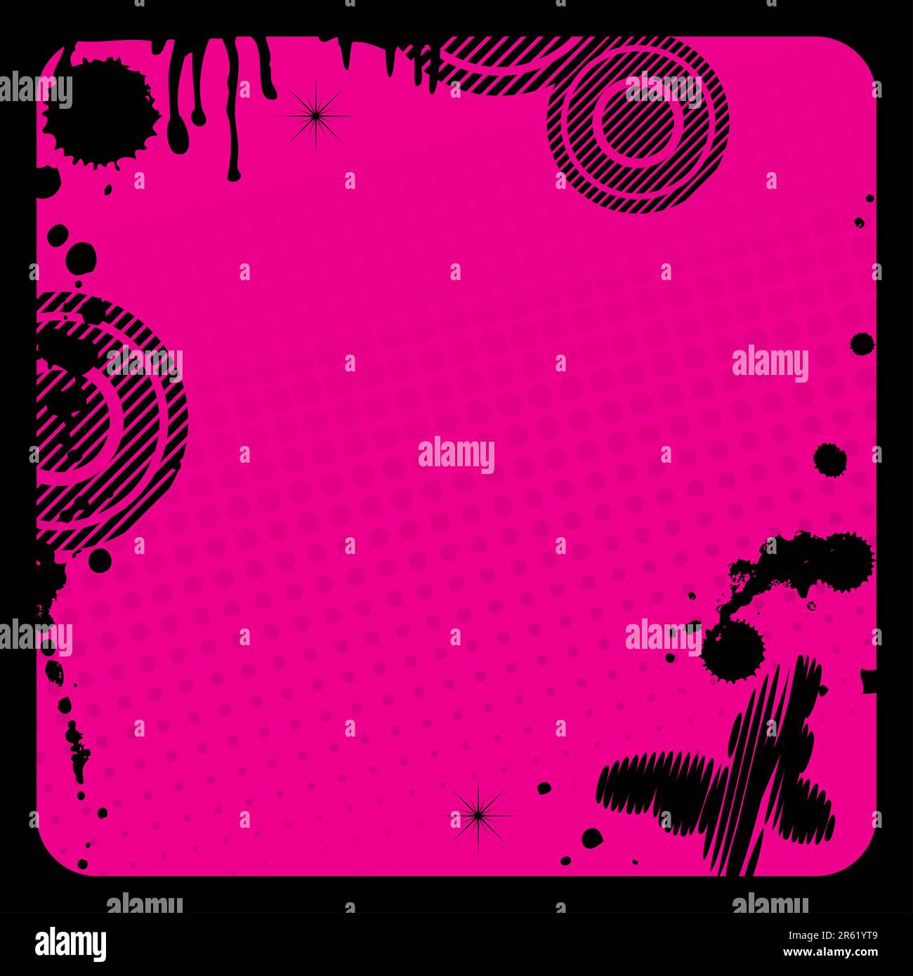 Grunge background with black frame from dirty Stock Vector Image & Art ...