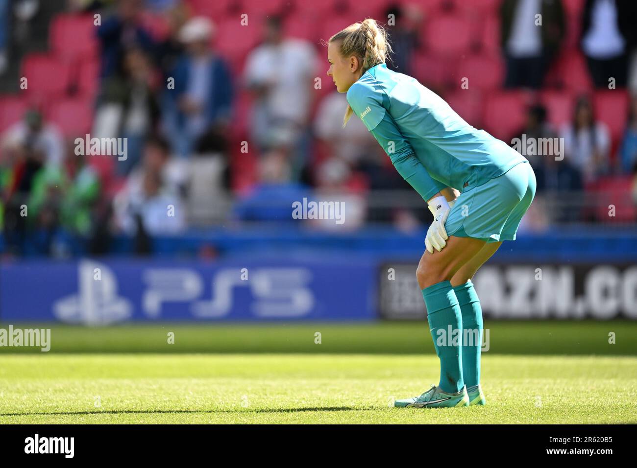 Merle Fromms Eindhoven, The Netherlands. 03rd June, 2023. Goalkeeper Merle Frohms ...