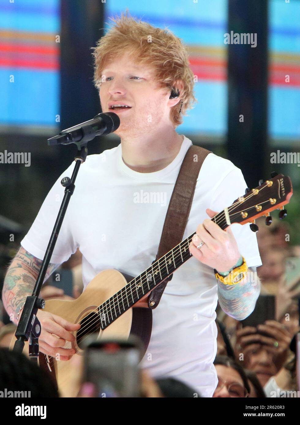 New York, NY, USA. 6th June, 2023. Ed Sheeran performs NBCs Today Show
