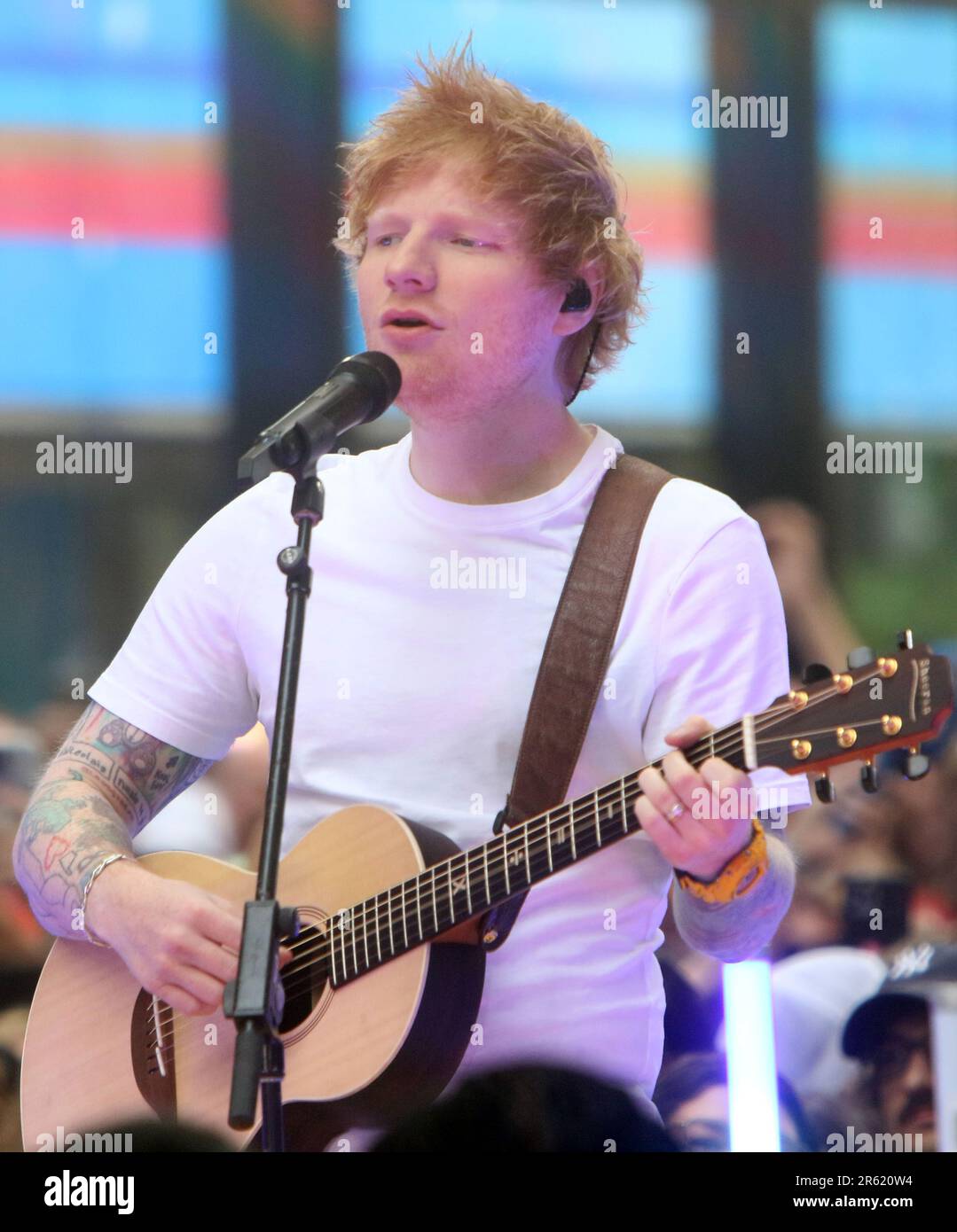 New York, NY, USA. 6th June, 2023. Ed Sheeran performs NBCs Today Show