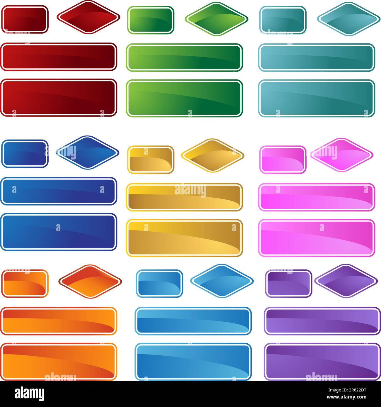 Set of 9 multi-colored icon sets Stock Vector Image & Art - Alamy