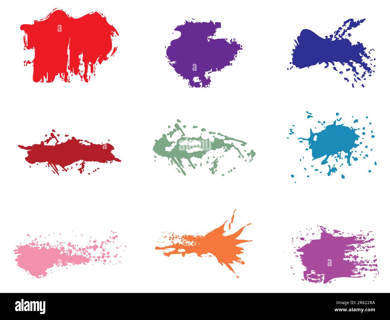 set of grunge vector Stock Vector Image & Art - Alamy
