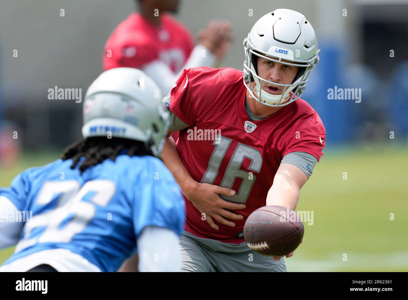 Quarterback Jared Goff 16 Detroit Lions Editorial Stock Photo - Stock Image