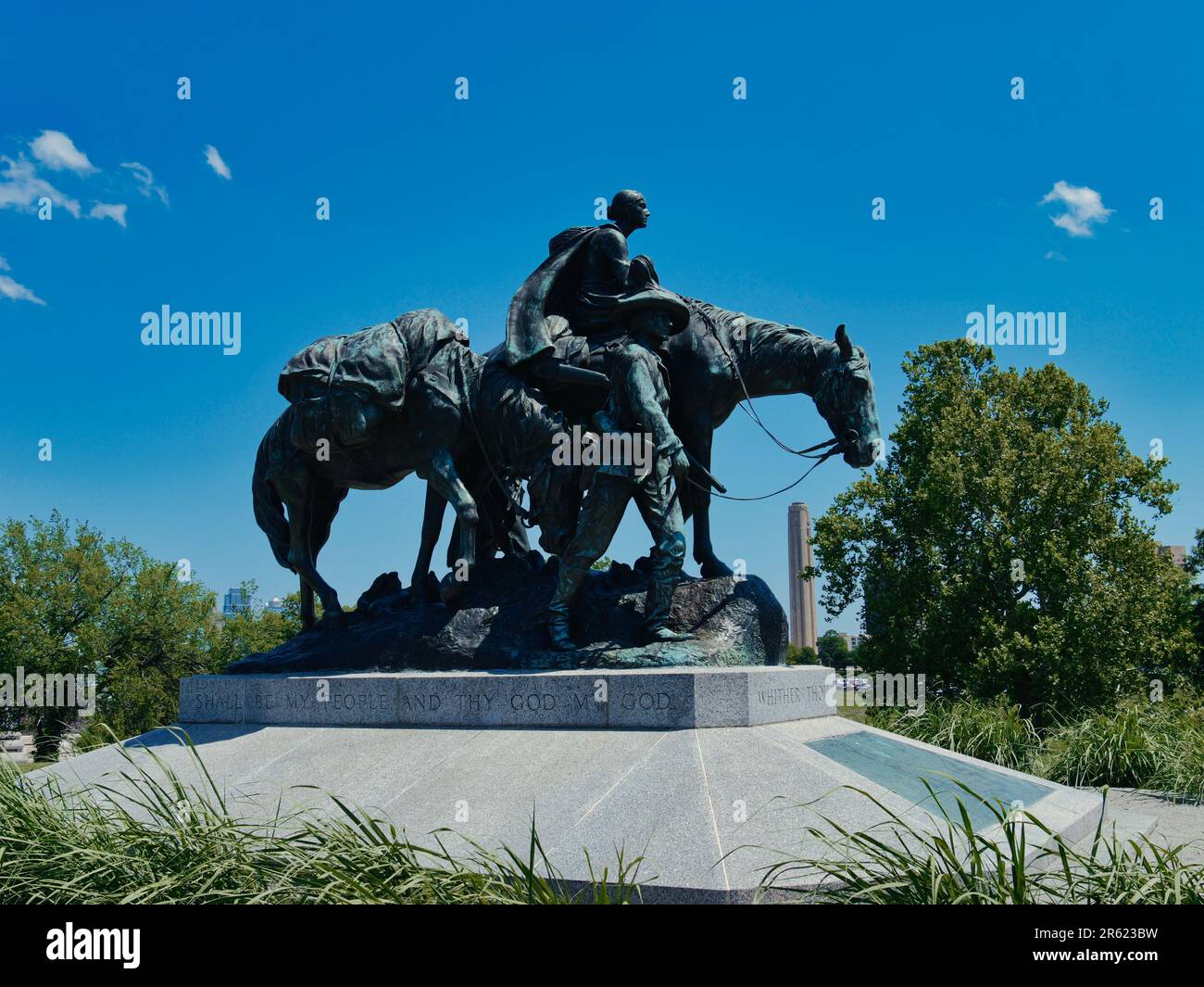 Kansas City, Missouri June 3, 2023 Pioneer Mother Memorial at Penn