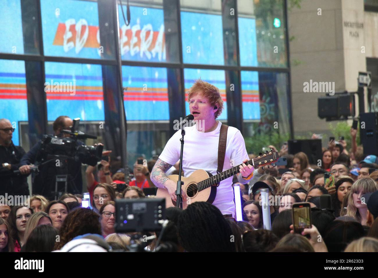 New York, NY, USA. 6th June, 2023. Ed Sheeran performs NBCs Today Show