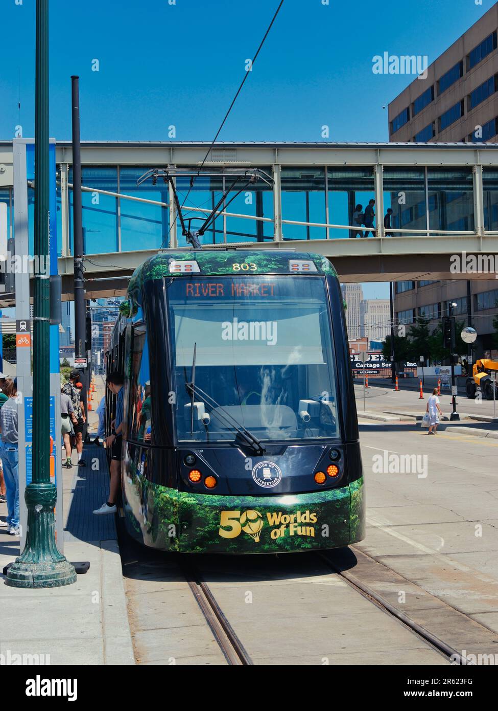 Kansas City, Missouri June 3, 2023 Kansas City Streetcar at Union