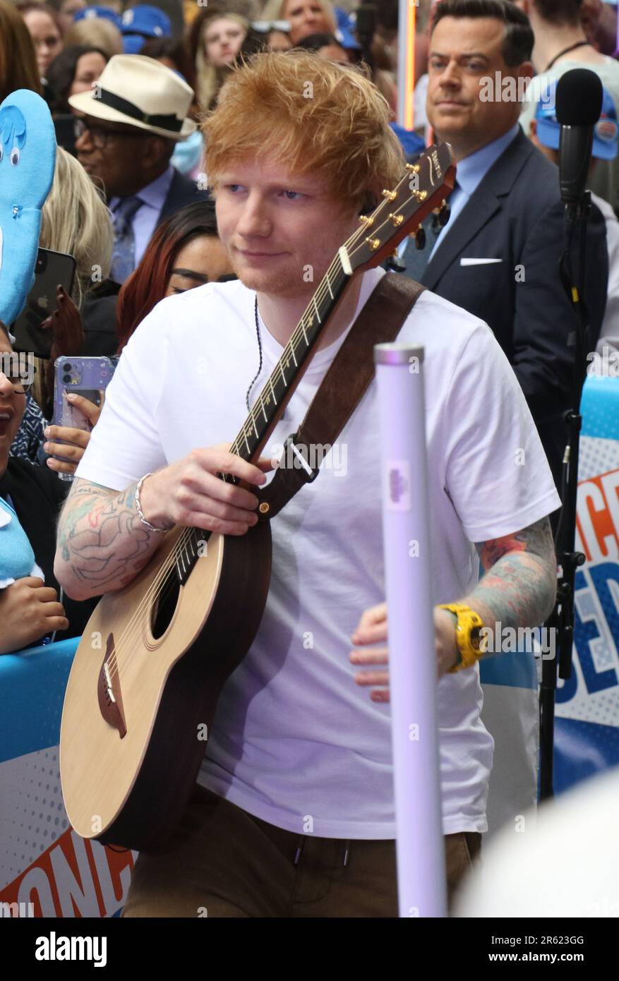 New York, NY, USA. 6th June, 2023. Ed Sheeran performs NBCs Today Show