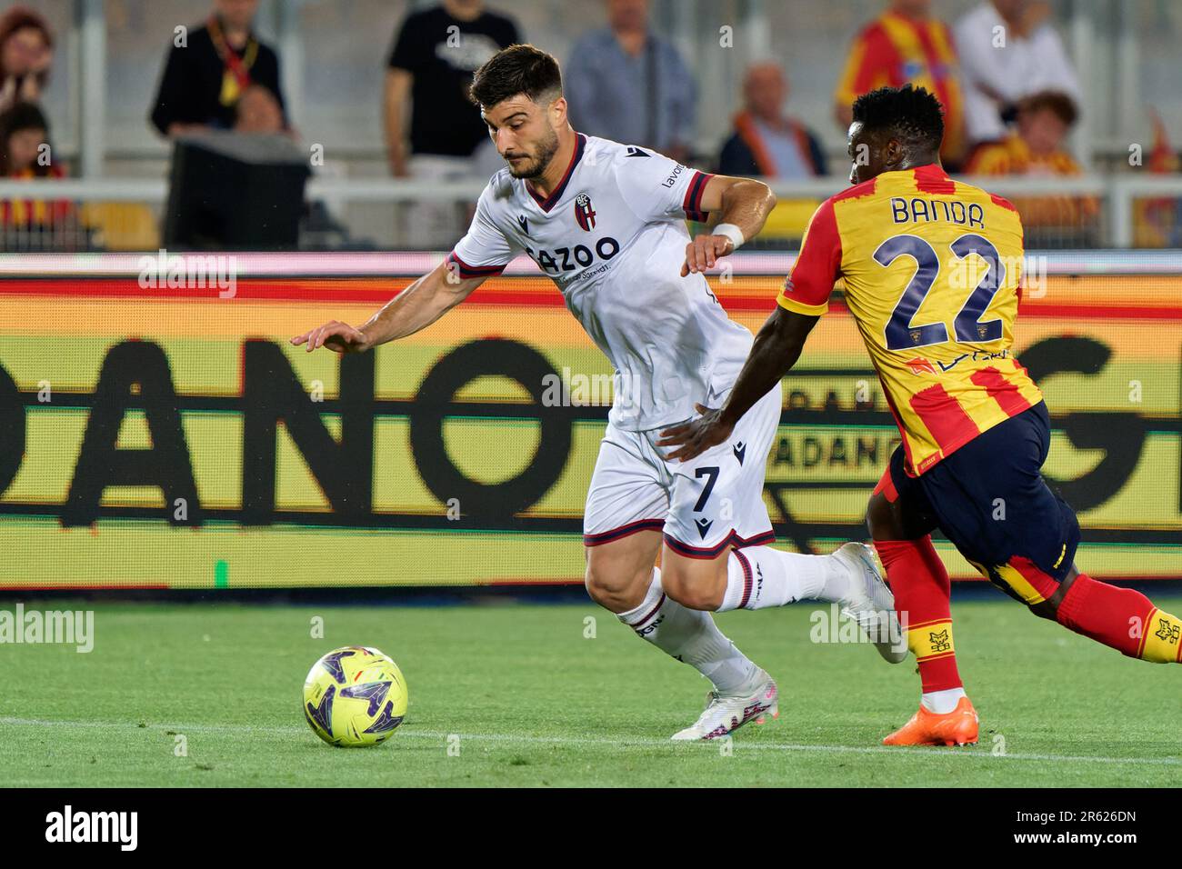 Via Del Mare stadium, Lecce, Italy, June 04, 2023, Riccardo Orsolini