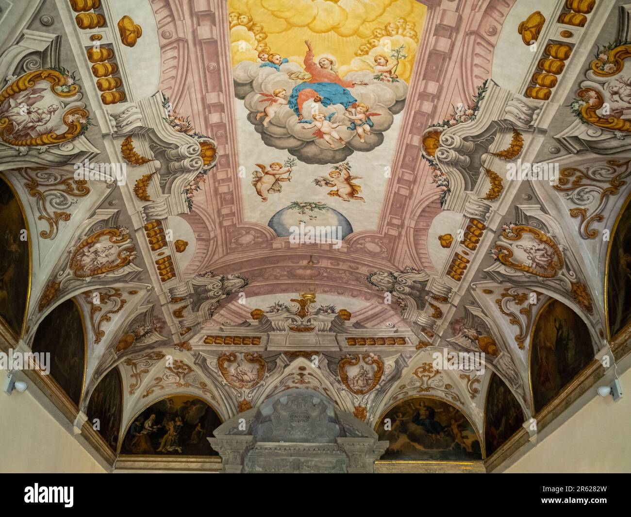 Baroque Fresco Ceiling Of San Marco Church Cortona Stock Photo Alamy Baroque Fresco Ceiling Of San Marco Church Cortona Stock Photo Alamy