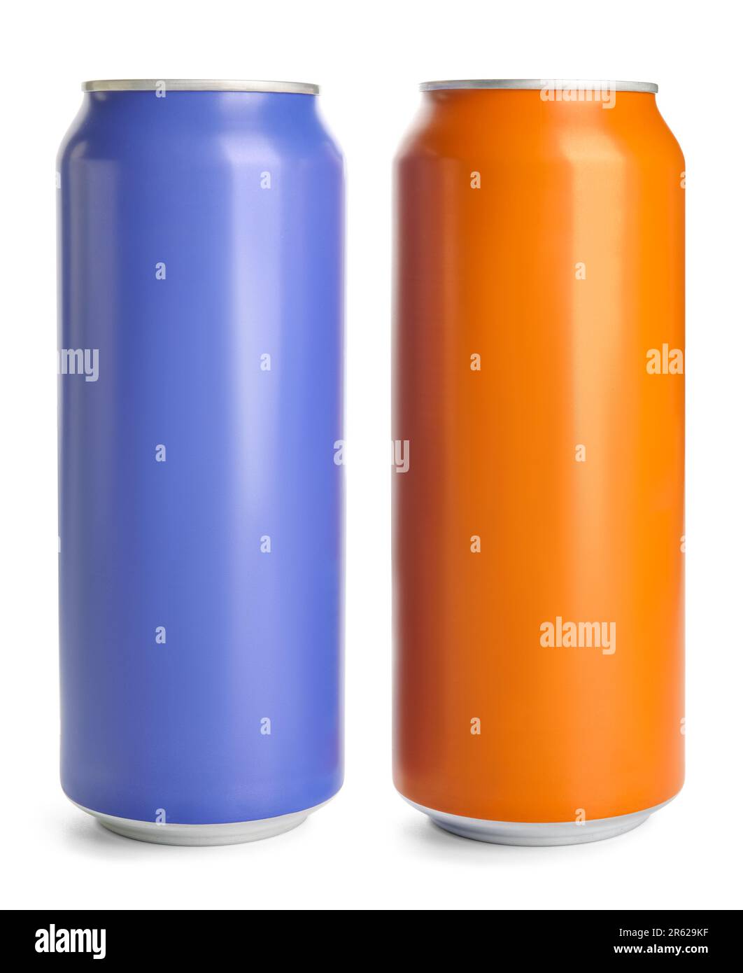 Cans of soda isolated on white background Stock Photo Alamy