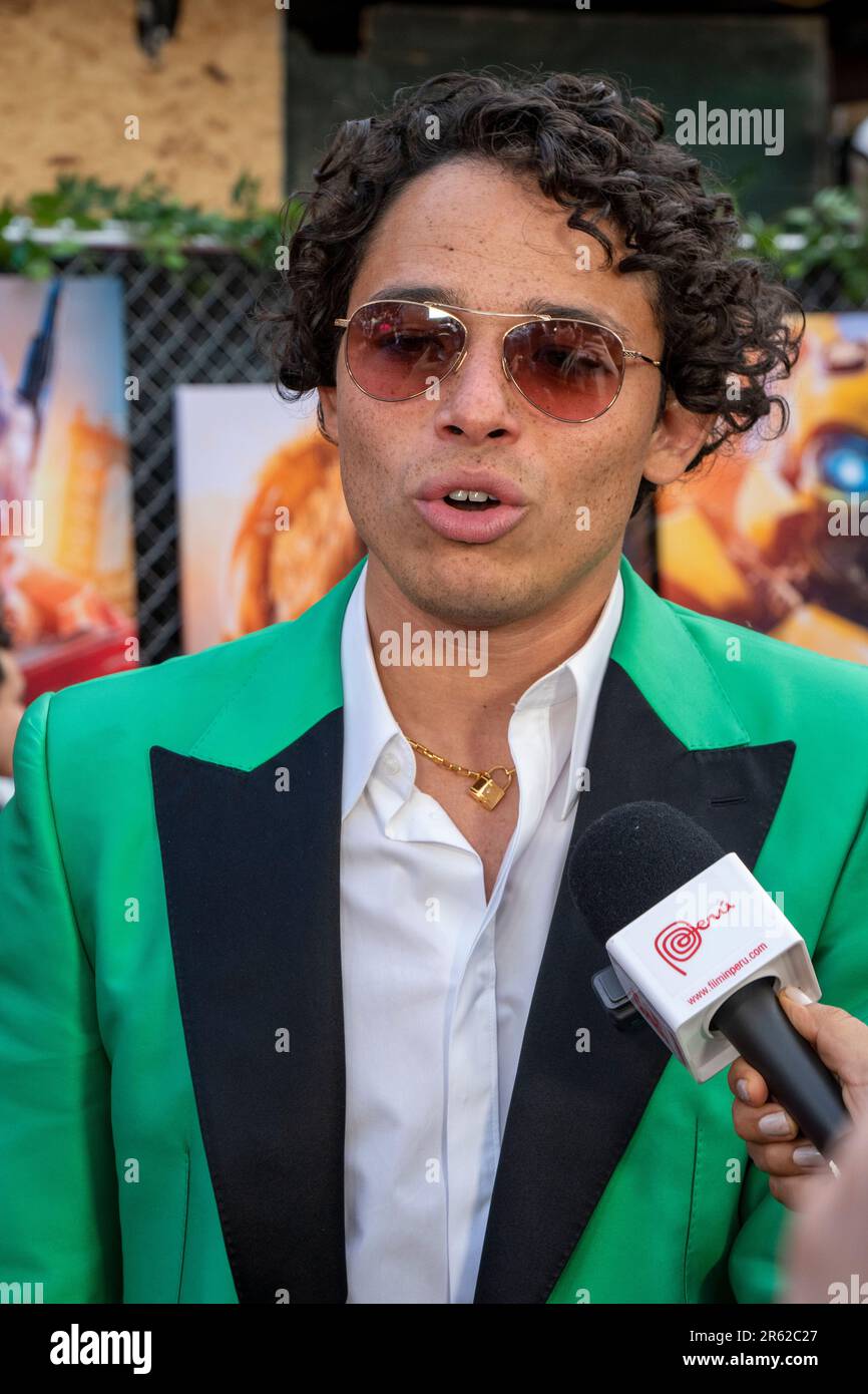 Transformers The Rise Of The Beasts New York City Red Carpet and Premiere at the Kings Theater in Brooklyn -Anthony Ramos Stock Photo