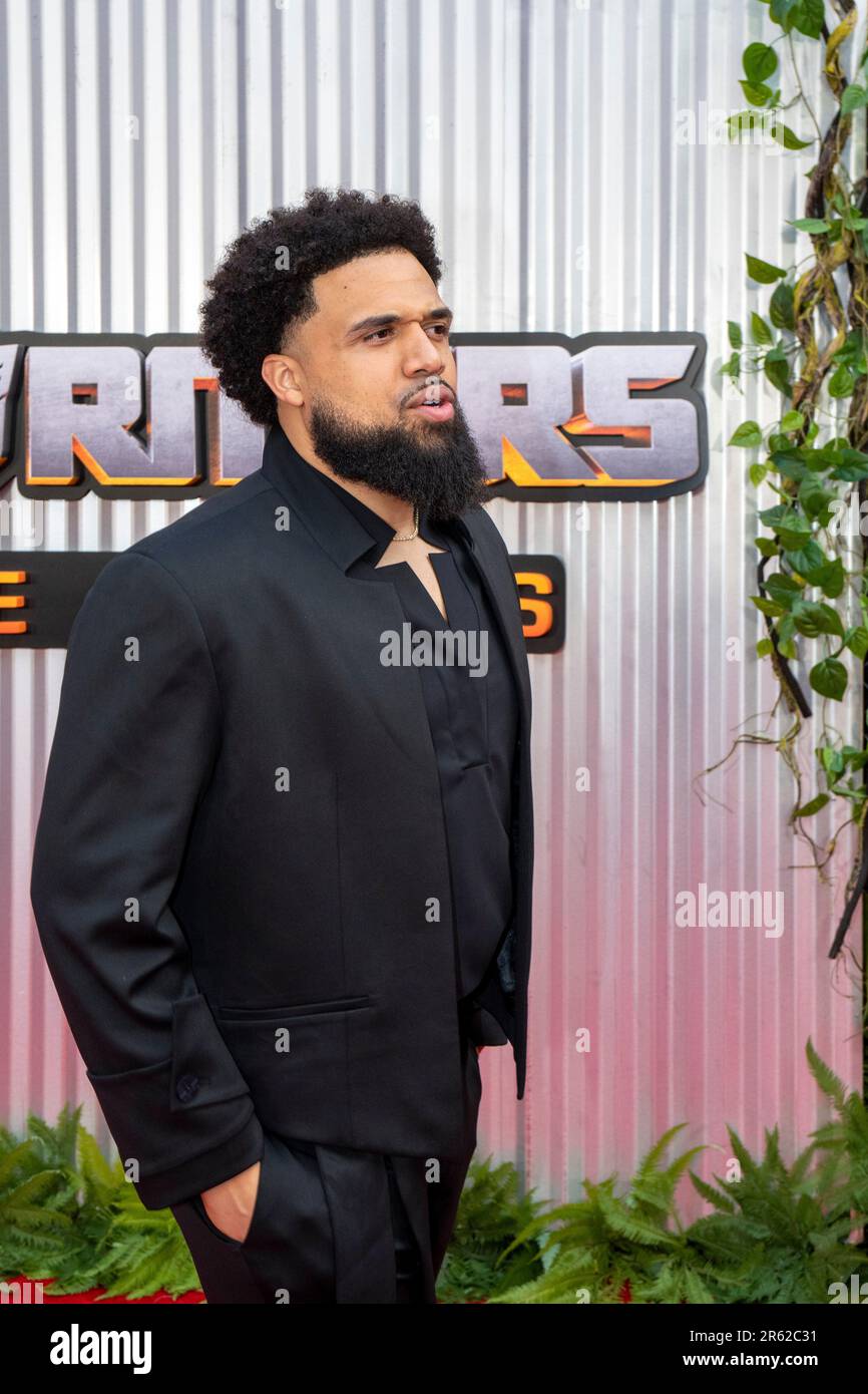 Transformers The Rise Of The Beasts New York City Red Carpet and Premiere at the Kings Theater in Brooklyn - Steven Caple JR Stock Photo