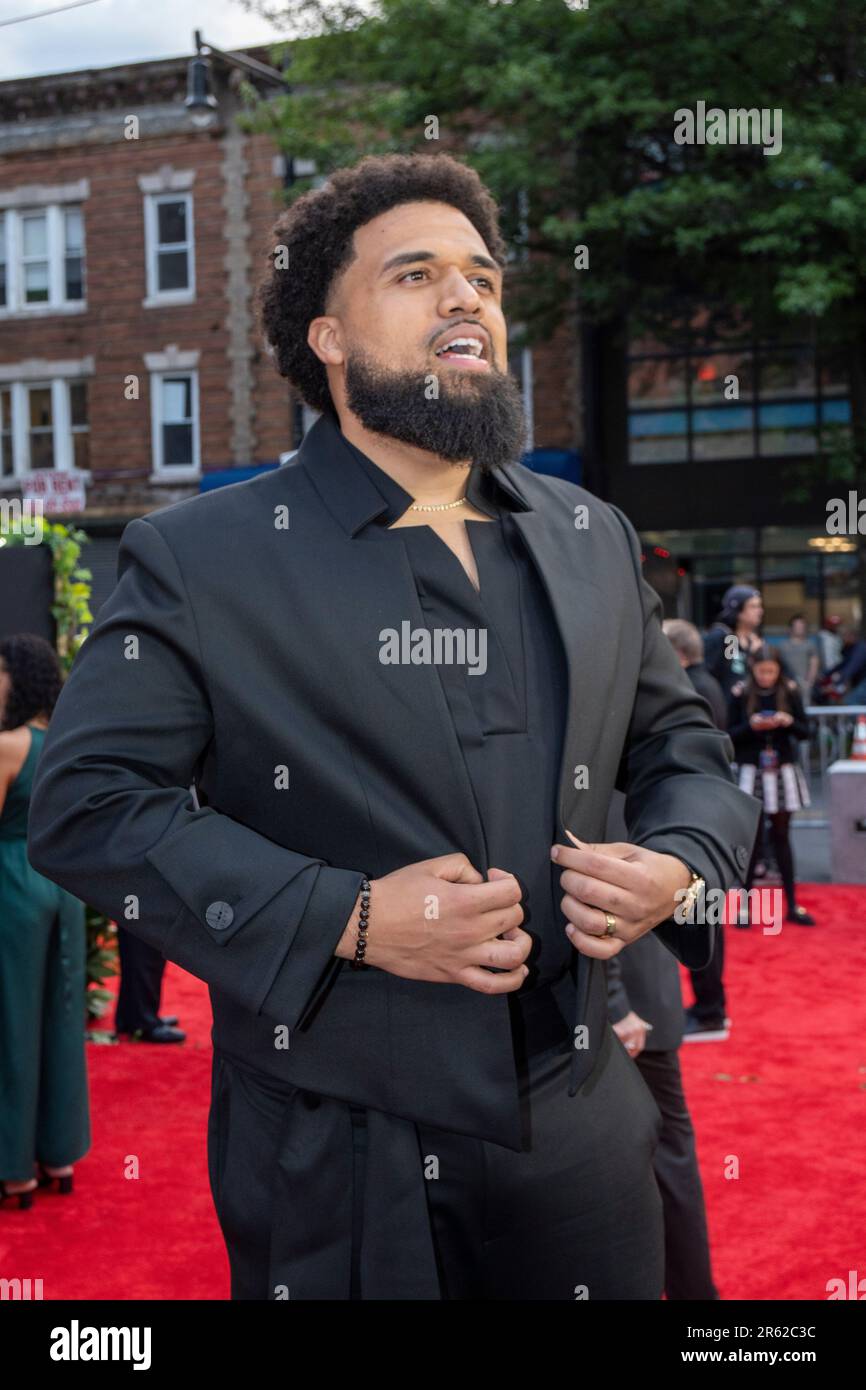 Transformers The Rise Of The Beasts New York City Red Carpet and Premiere at the Kings Theater in Brooklyn - Steven Caple JR Stock Photo