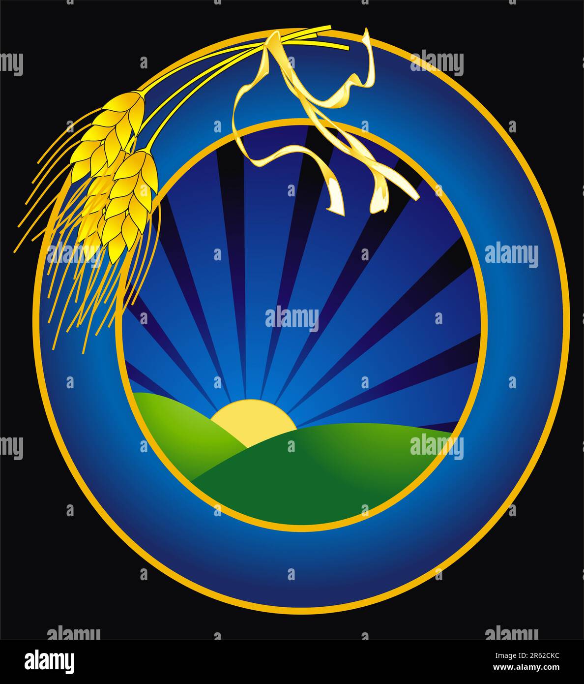 illustration-with-grain-and-ear-stock-vector-image-art-alamy