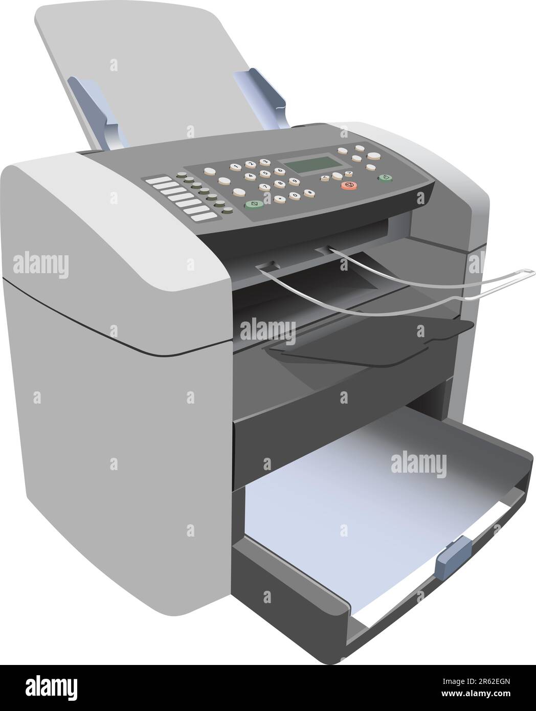 fax machine. illustration Stock Vector Image & Art Alamy
