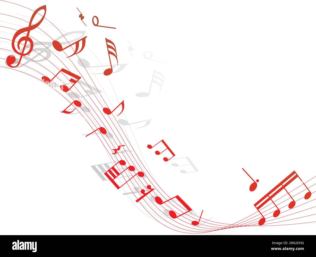 Musical note staff on Stock Vector Images Alamy