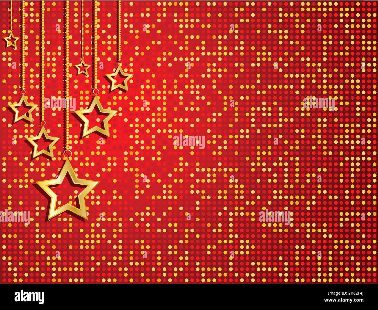 Hanging Christmas stars Stock Vector Image & Art Alamy