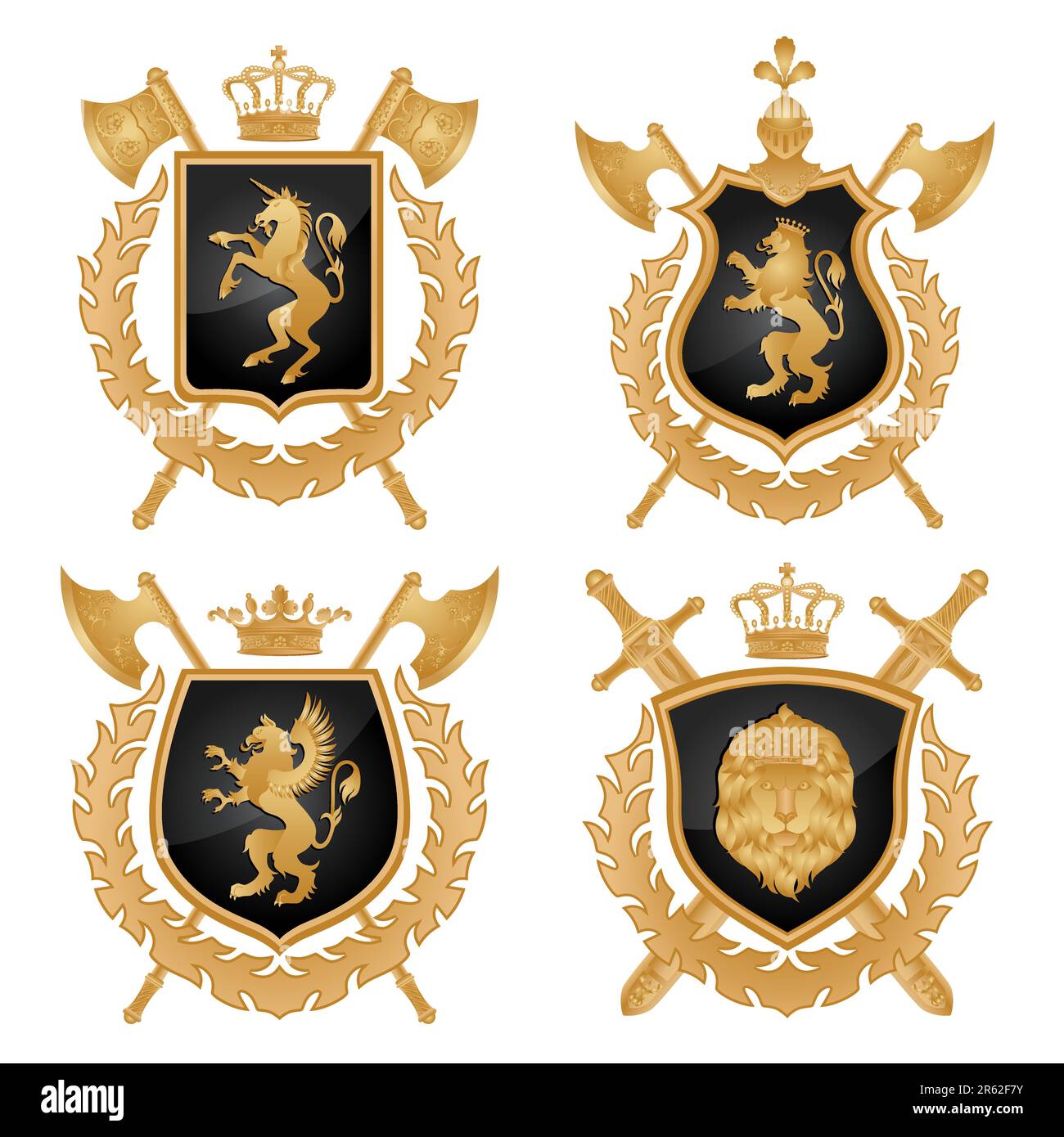 Coat of arms. Vector illustration Stock Vector Image & Art - Alamy