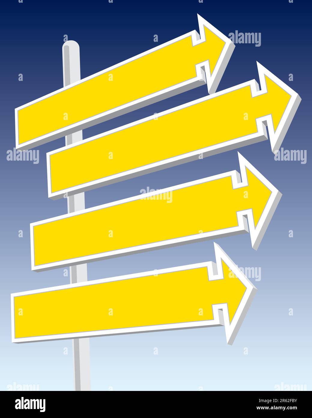 Direction signs good for message and price Stock Vector Image & Art Alamy