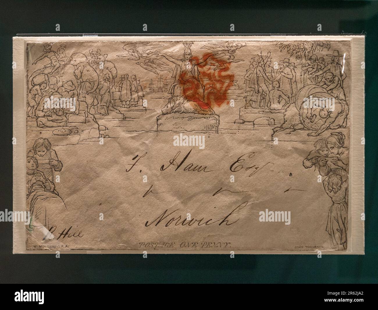 Postal Display on display in the Postal Museum in London, UK Stock Photo - Alamy