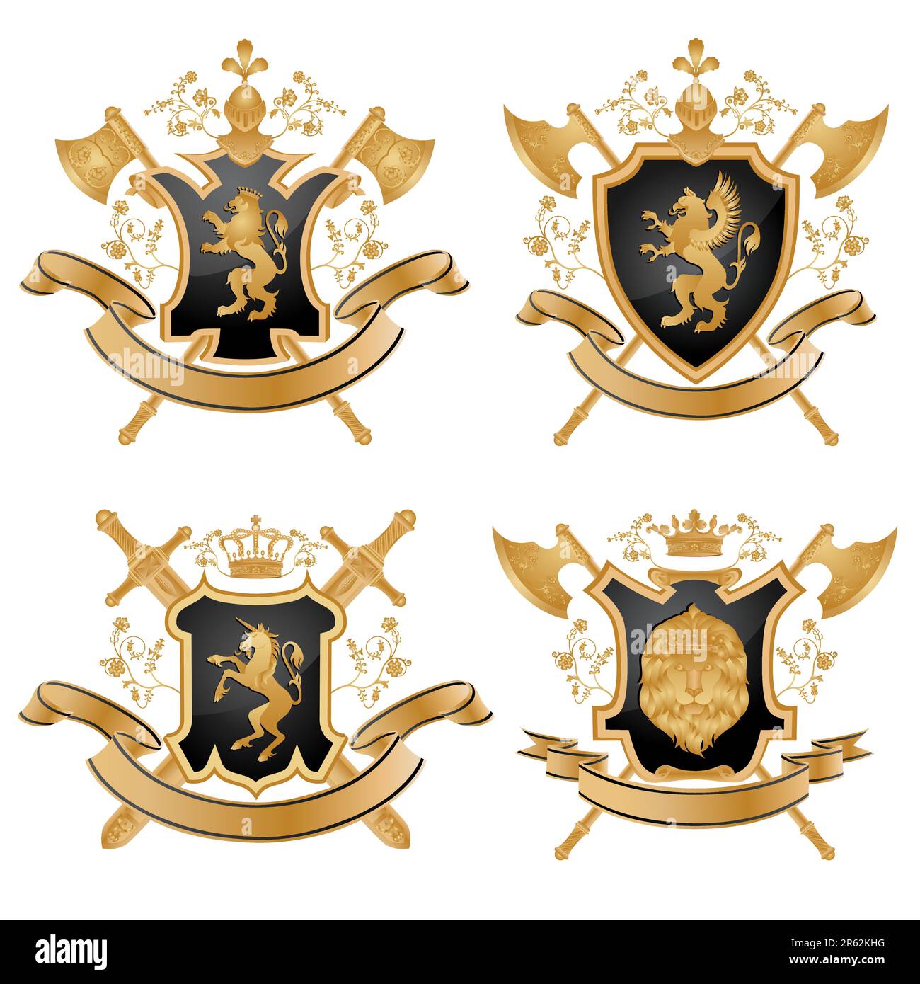 Coat of arms. Vector illustration Stock Vector Image & Art - Alamy