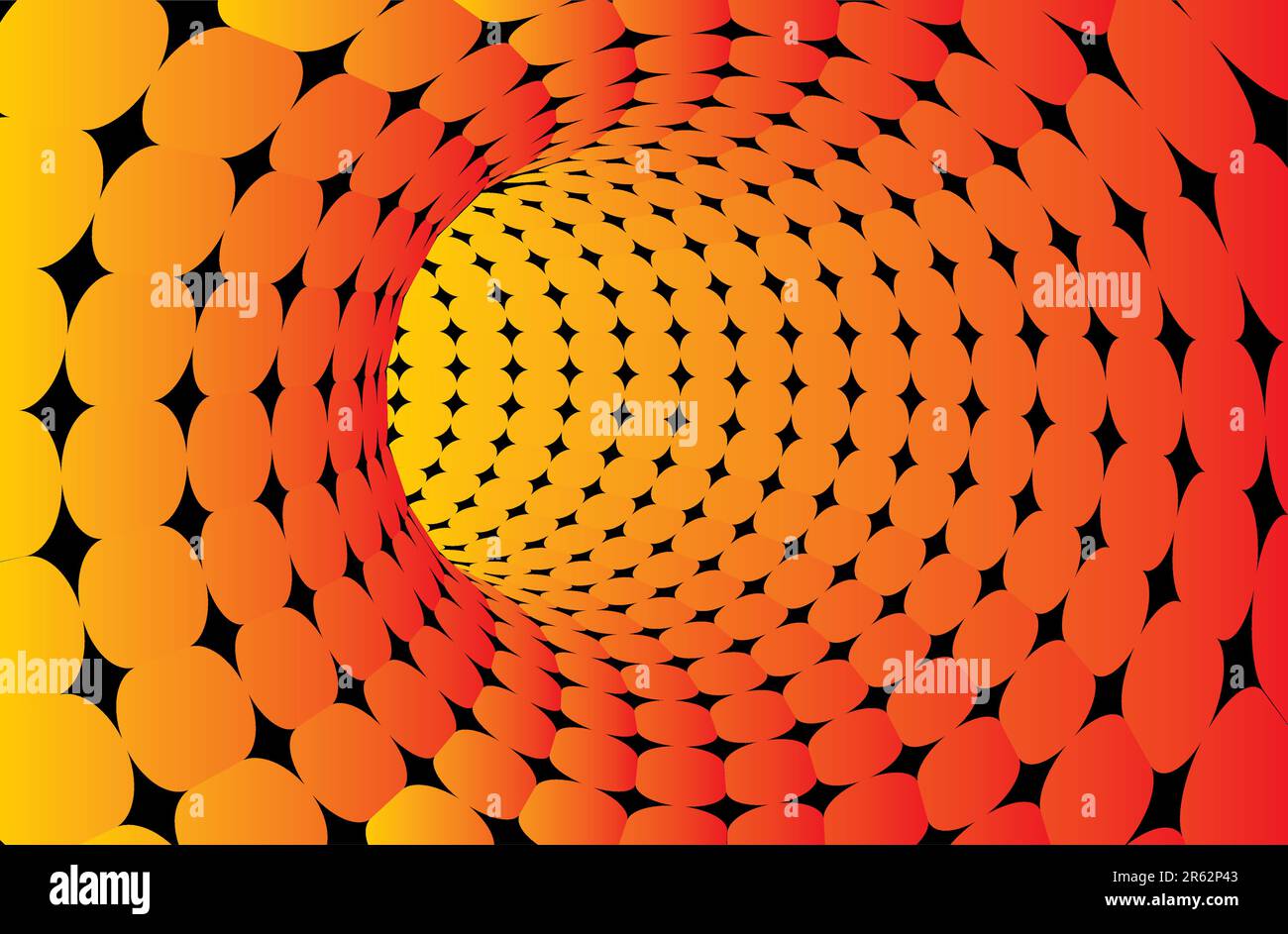 abstract vector tunnel - suitable for background Stock Vector