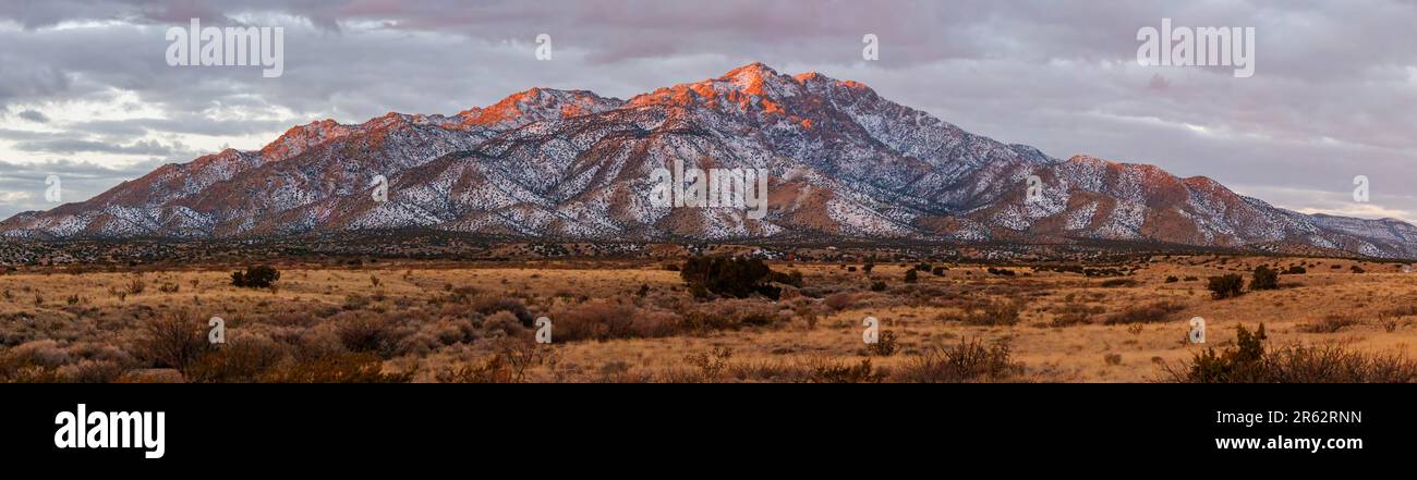 Sierra Ladrones, Socorro county, New Mexico, USA. Stock Photo