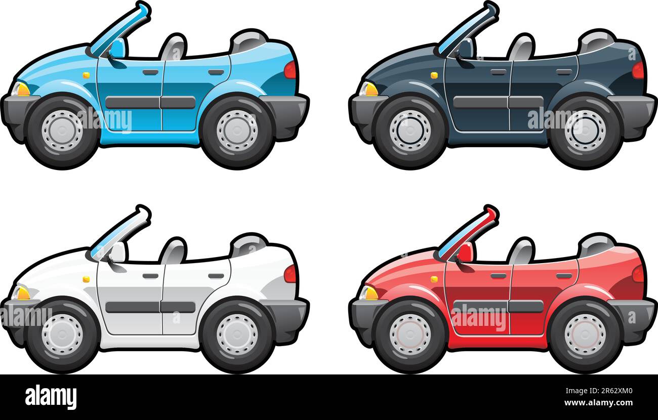 Convertible. part of my collections of Car body style. Simple gradients