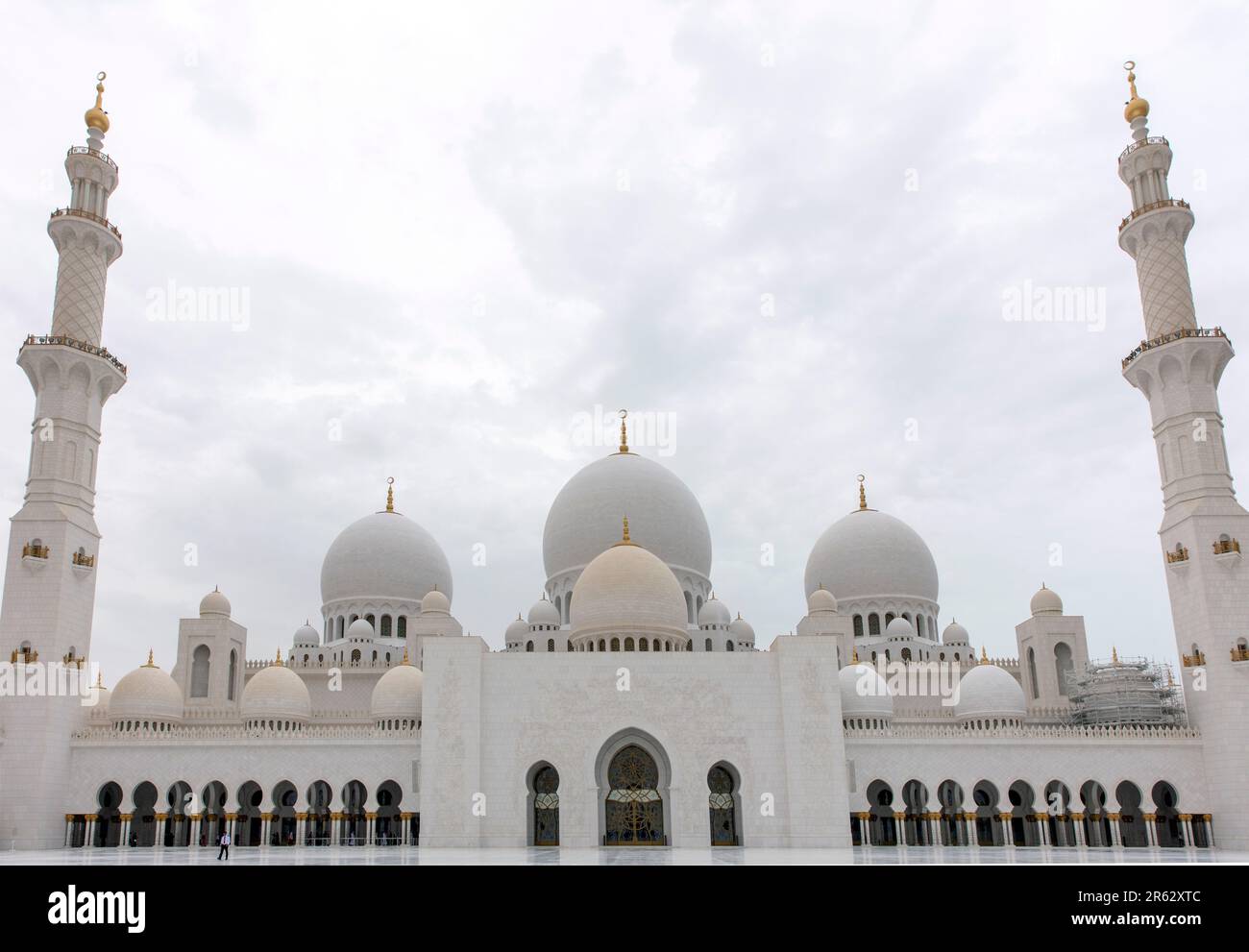 Sheikh Zayed Grand Mosque, Abu Dhabi UAE Stock Photo
