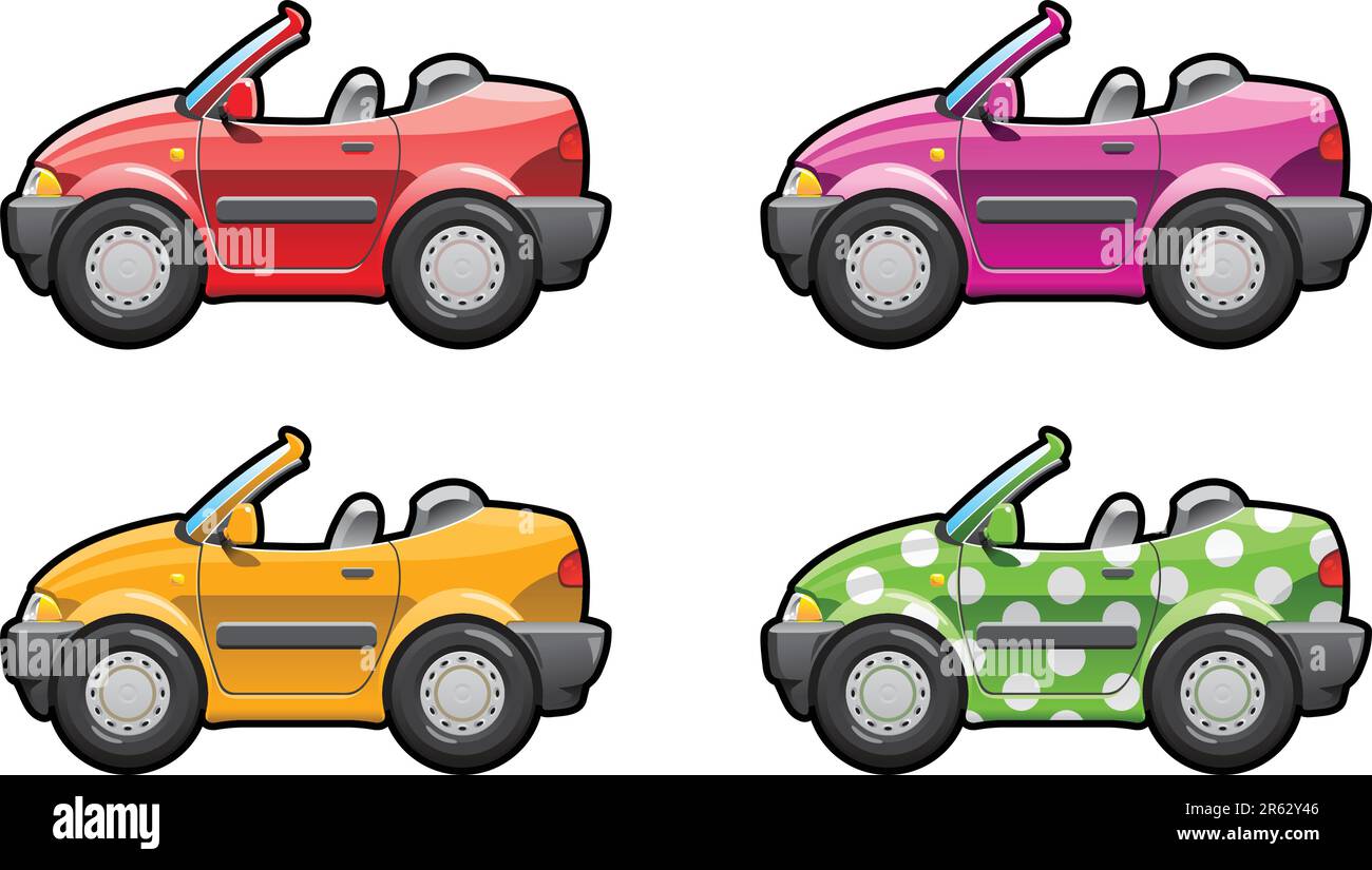 Convertible. part of my collections of Car body style. Simple gradients