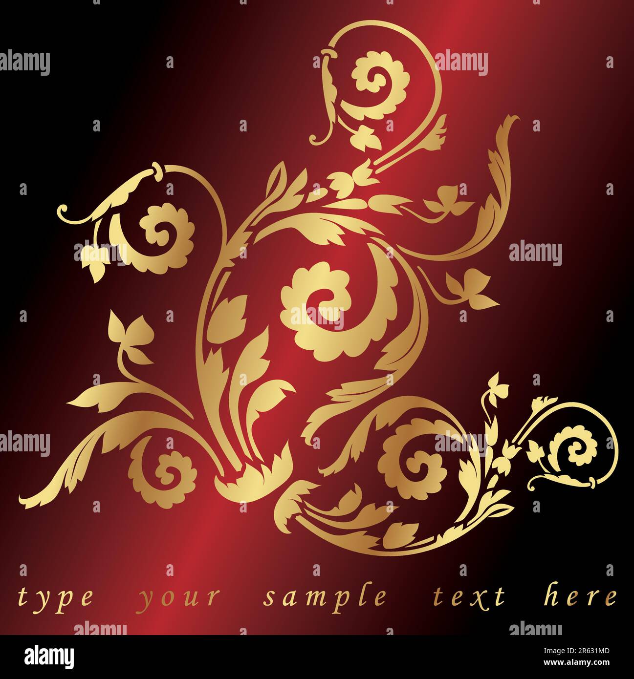 vector floral background Stock Vector Image & Art Alamy