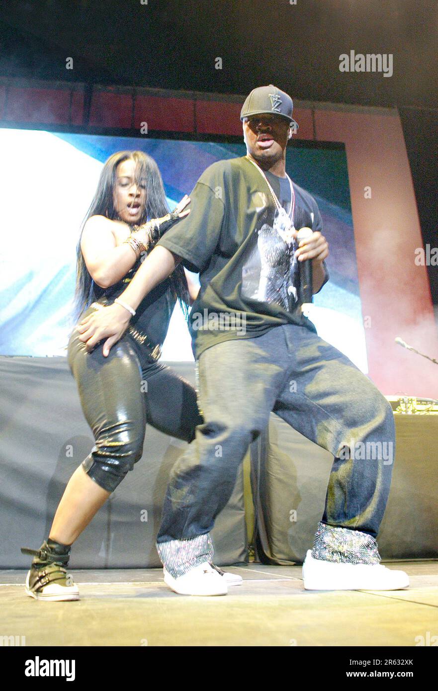 Ne-Yo, US rap artist, support act to Jay-Z And Rihanna At the 'Roc Tha Block' Concert Sydney Entertainment Centre, Sydney Australia, 25 October 2006 Stock Photo