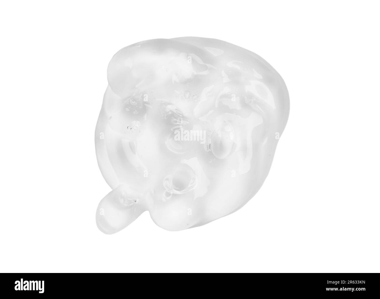 Sample of face gel on white background, top view Stock Photo - Alamy