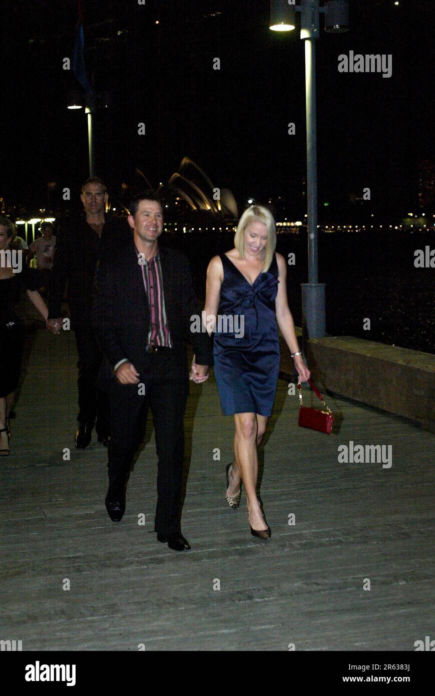 Ricky Ponting The engagement party for cricketer Michael Clarke and his fiancé Lara Bingle held at Luna Park. Sydney, Australia. 04.04.08. Stock Photo