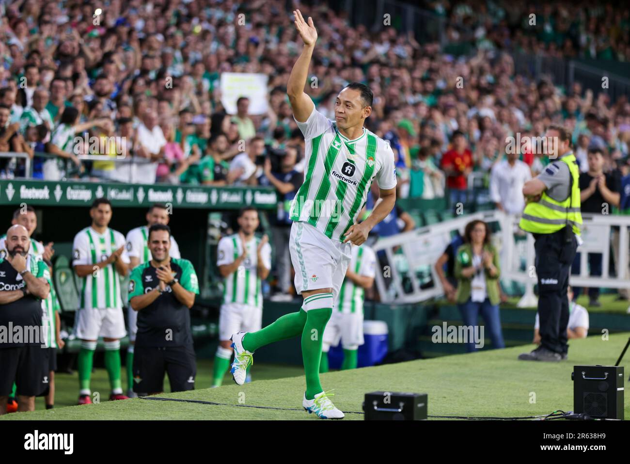 Seville, Spain. 6th June, 2023. Ricardo Oliveira during Joaquin Sanchez Tribute Match at Estadio Benito Villamarin on June 06, 2023 in Seville, Spain. (Credit Image: © Jose Luis Contreras/DAX via ZUMA Press Wire) EDITORIAL USAGE ONLY! Not for Commercial USAGE! Stock Photo