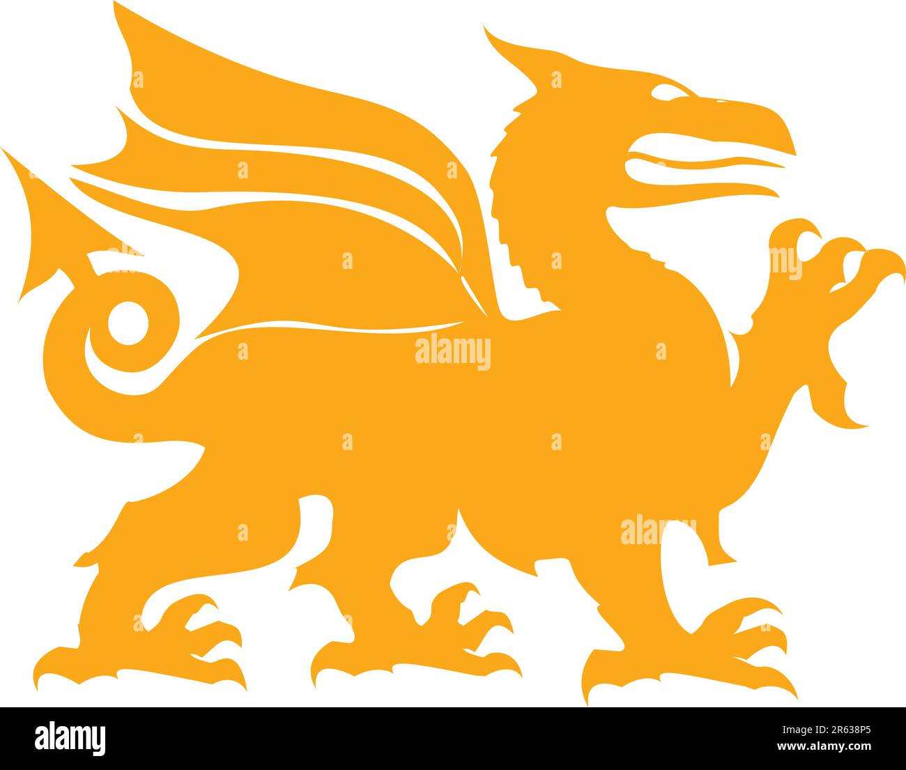 Mythic creature-Griffin Stock Vector