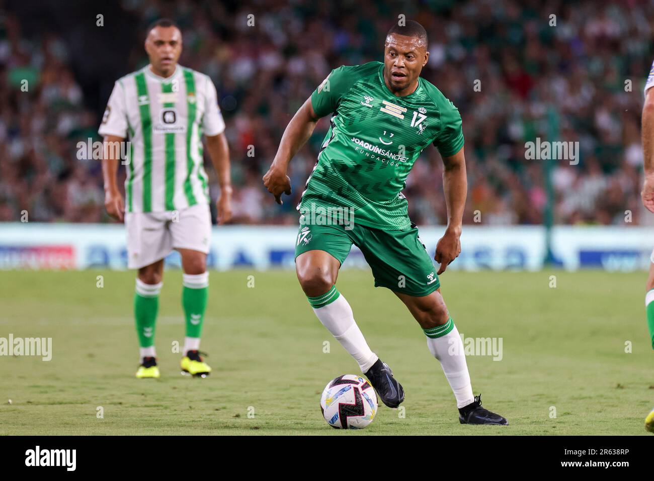 Seville, Spain. 6th June, 2023. Julio Baptista in action during Joaquin Sanchez Tribute Match at Estadio Benito Villamarin on June 06, 2023 in Seville, Spain. (Credit Image: © Jose Luis Contreras/DAX via ZUMA Press Wire) EDITORIAL USAGE ONLY! Not for Commercial USAGE! Stock Photo