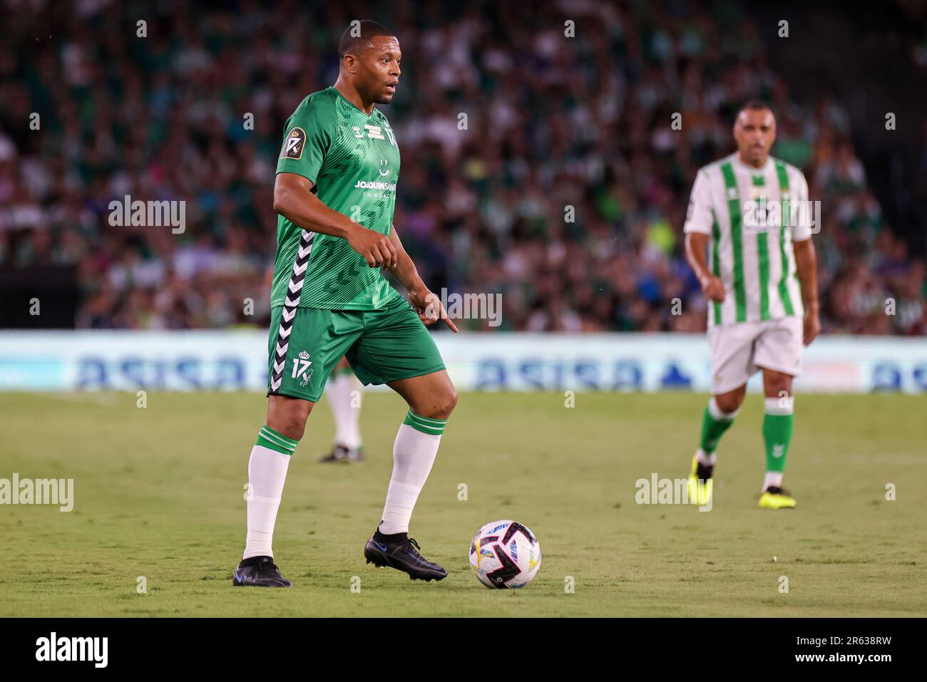 Seville, Spain. 6th June, 2023. Julio Baptista in action during Joaquin Sanchez Tribute Match at Estadio Benito Villamarin on June 06, 2023 in Seville, Spain. (Credit Image: © Jose Luis Contreras/DAX via ZUMA Press Wire) EDITORIAL USAGE ONLY! Not for Commercial USAGE! Stock Photo