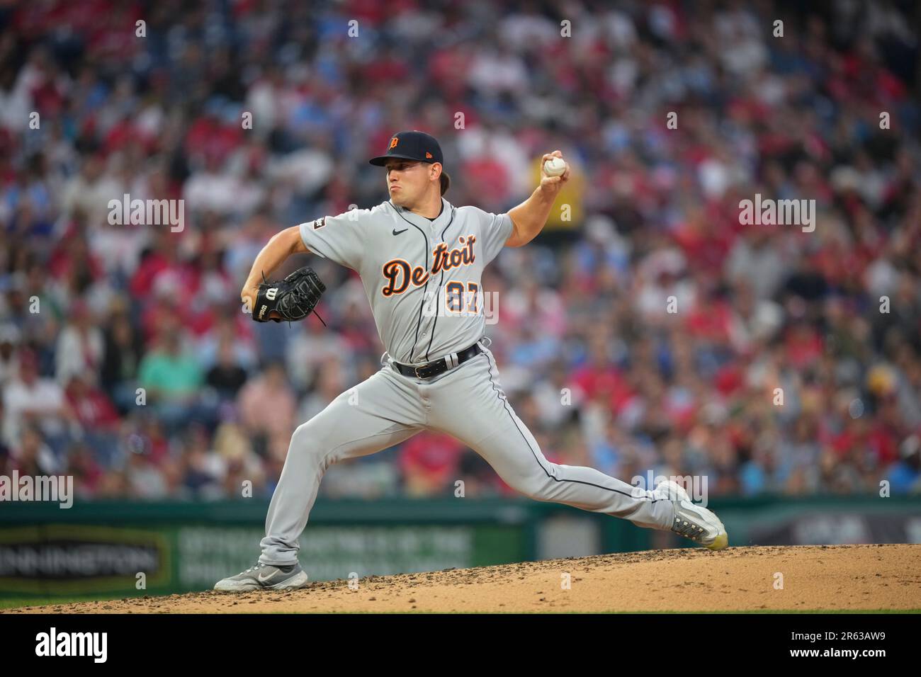 Detroit Tigers' Tyler Holton plays during a baseball game, Tuesday, June 6, 2023, in