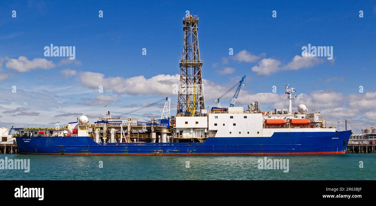 The JOIDES Resolution, an essential research vessel of the Integrated