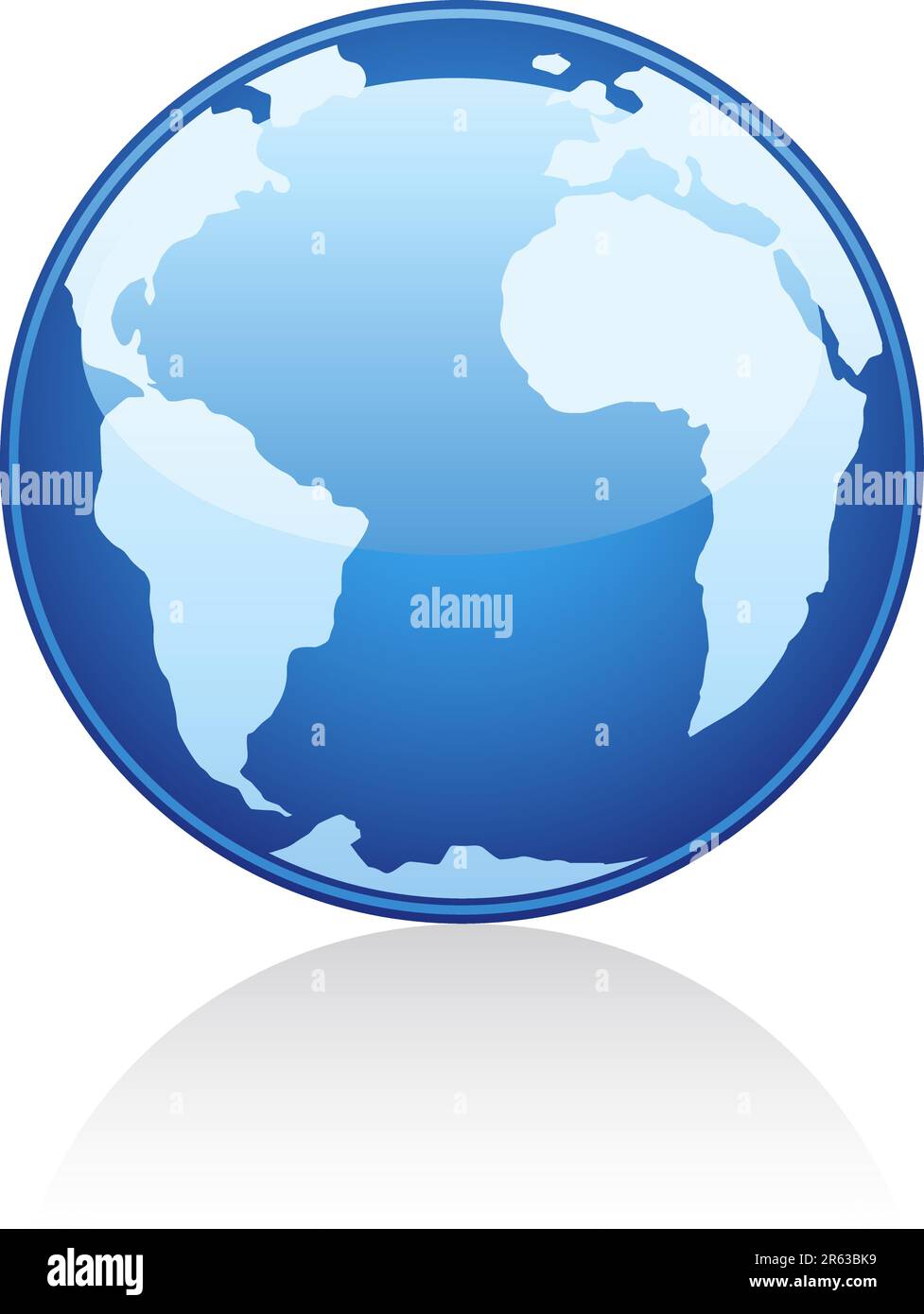 Icon of a planet the earth Stock Vector Image & Art - Alamy
