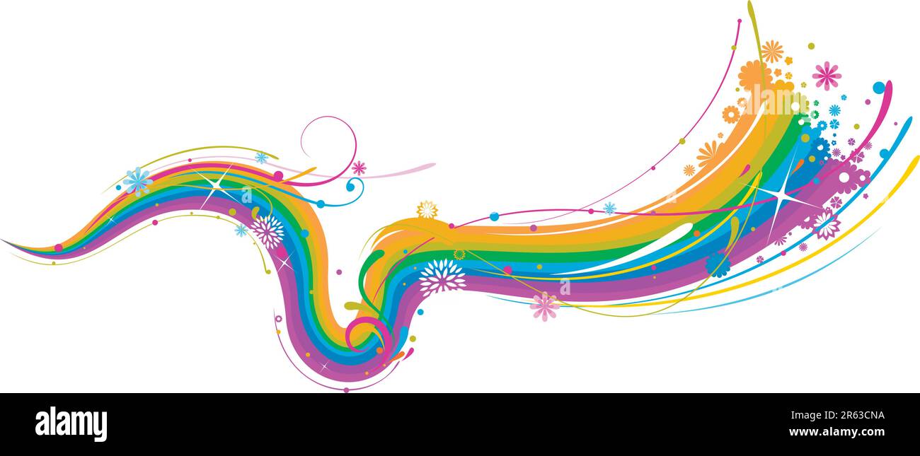 Colorful ribbon pattern design background Stock Vector Image & Art - Alamy